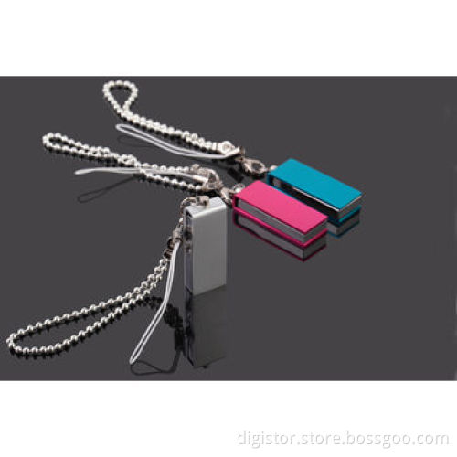 Mini Memory/Necklace/Keychain USB Drive, 512MB-32GB, Customized Logo
